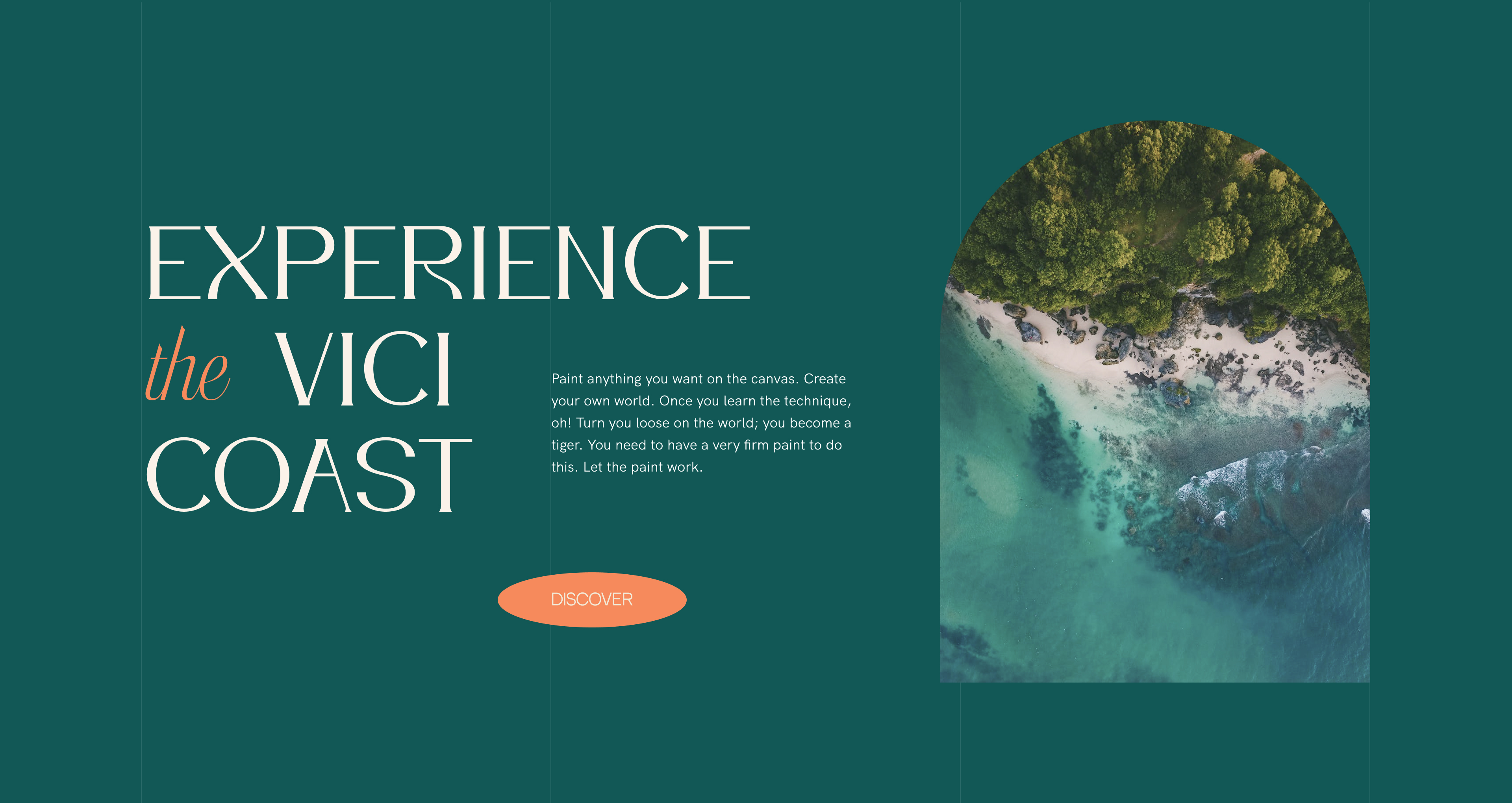 Vici coast website showcase